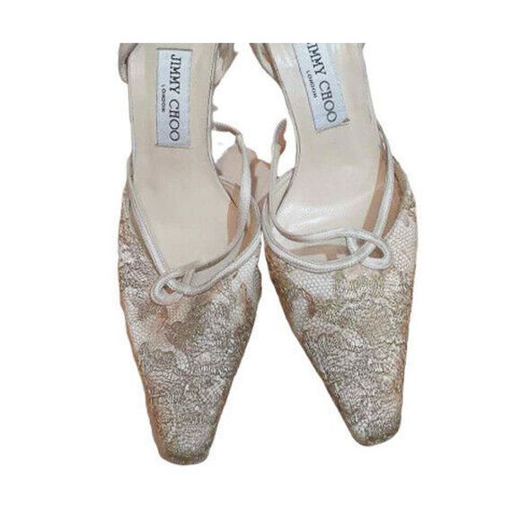 Jimmy Choo Shoes - Jimmy Choo Womens Sling Back Pump Slim Heels 7
